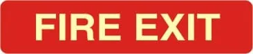 FIRE EXIT – Part No. E 237